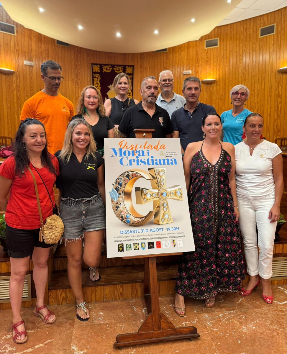 Cartel moros y cristianos Moncada 2024